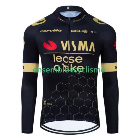 Maillot Cyclisme Manches Longues Visma Lease A Bike 2024 N001 Maillot Cyclisme Manches Longues Visma Lease A Bike 2024 N001